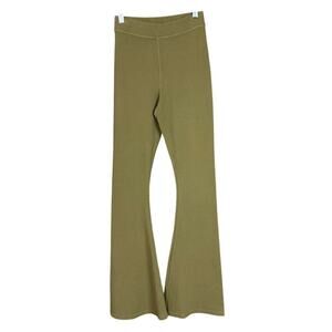 Offline by Aerie Olive Green Pull On Flare Leggings Womens Size Small S